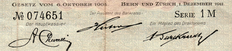 20 Franken, 1911