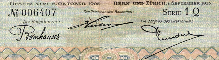 20 Franken, 1915