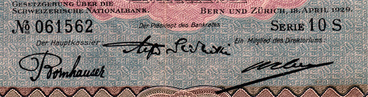 20 Franken, 1929