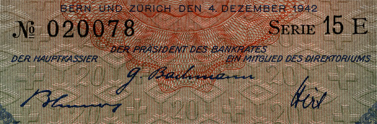 20 Franken, 1942