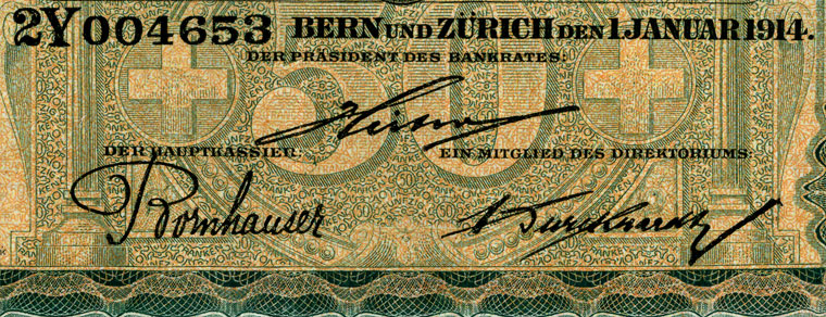 50 francs, 1914