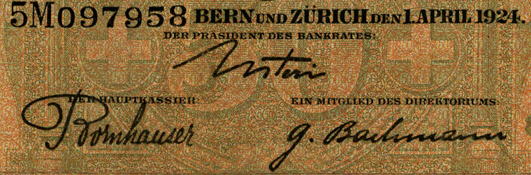 50 Franken, 1924