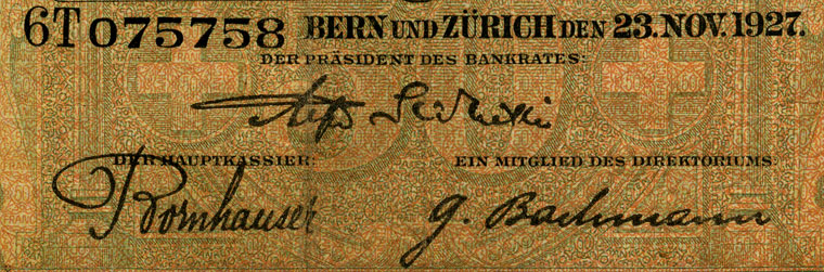 50 francs, 1927