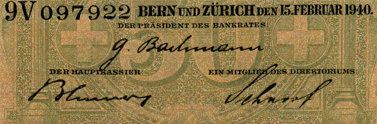 50 Franken, 1940