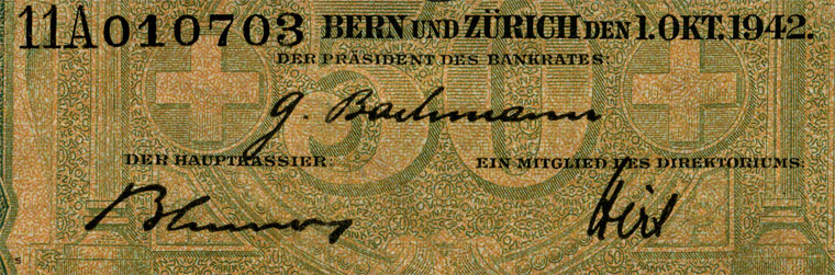 50 Franken, 1942