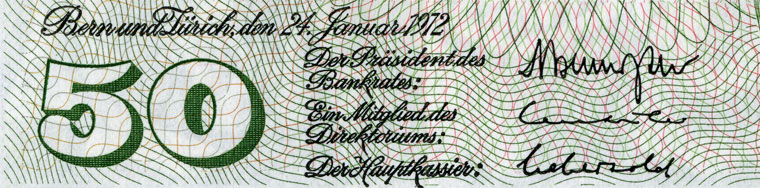 50 Franken, 1972